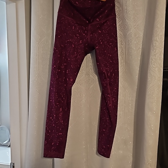 Lululemon High Times Leggings Pant Luxtreme Paradise Geo Regal Plum Pink Multi - Picture 1 of 2